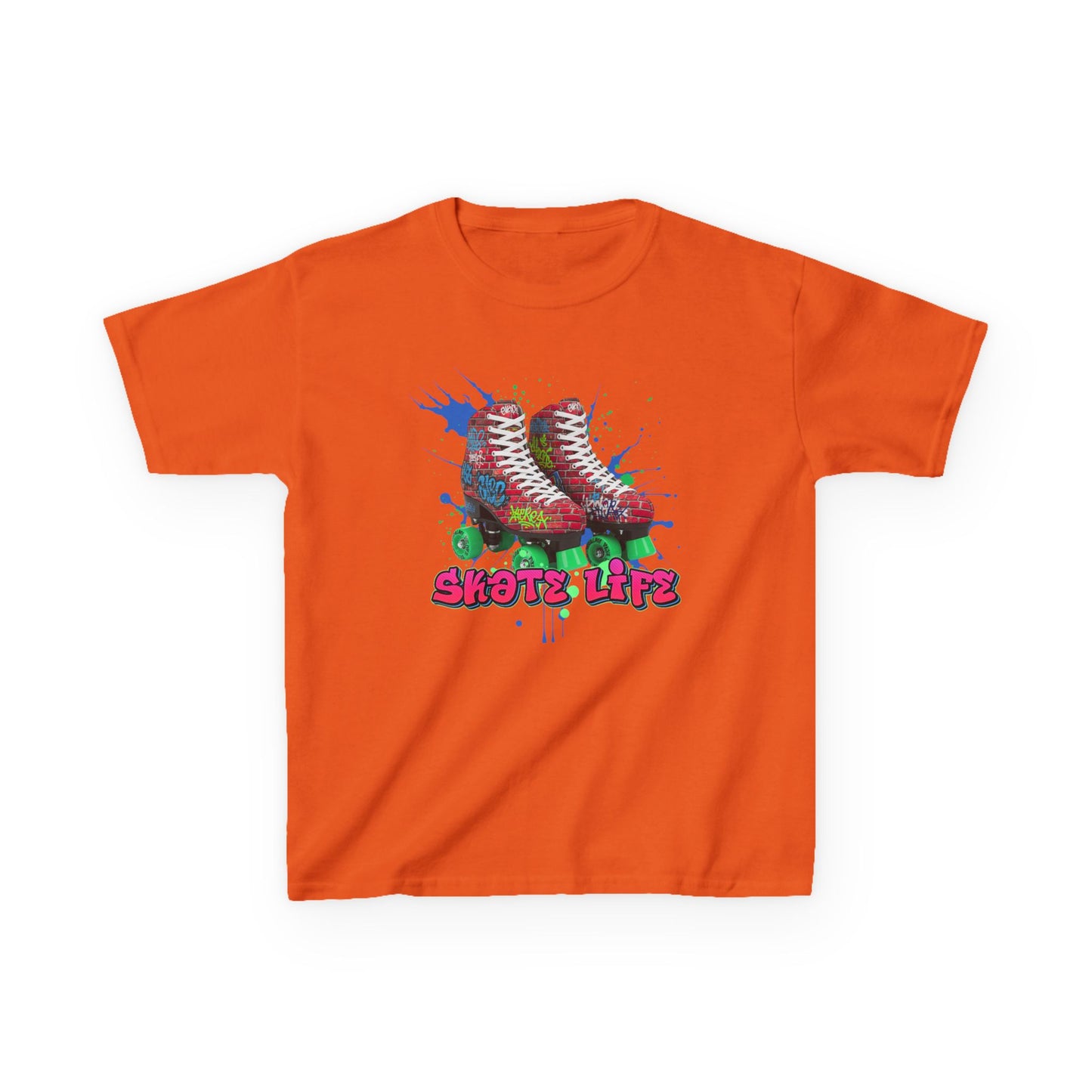 Kid's Roller Skating T-Shirt - Skate Life - Graphic Tee for Boys and Girls