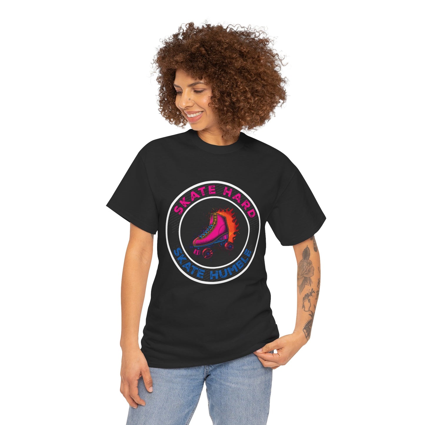 Adult Roller Skating T-Shirt "Skate Hard Skate Humble"