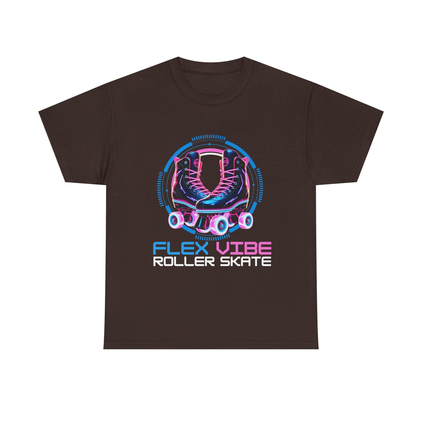 Unisex "Flex Vibe Roller Skate" T-Shirt for Adults