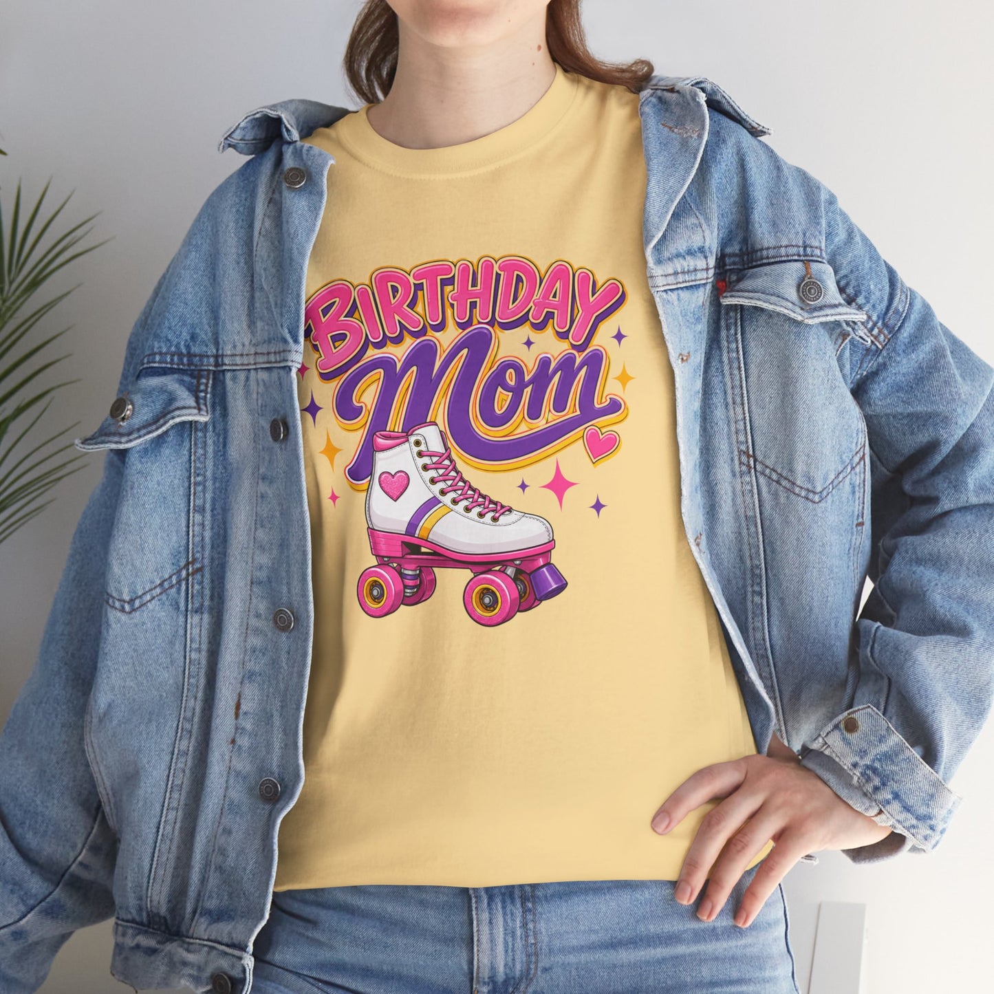 Women's Roller Skating Birthday T-Shirt - Birthday Mom - Retro Skate Tee