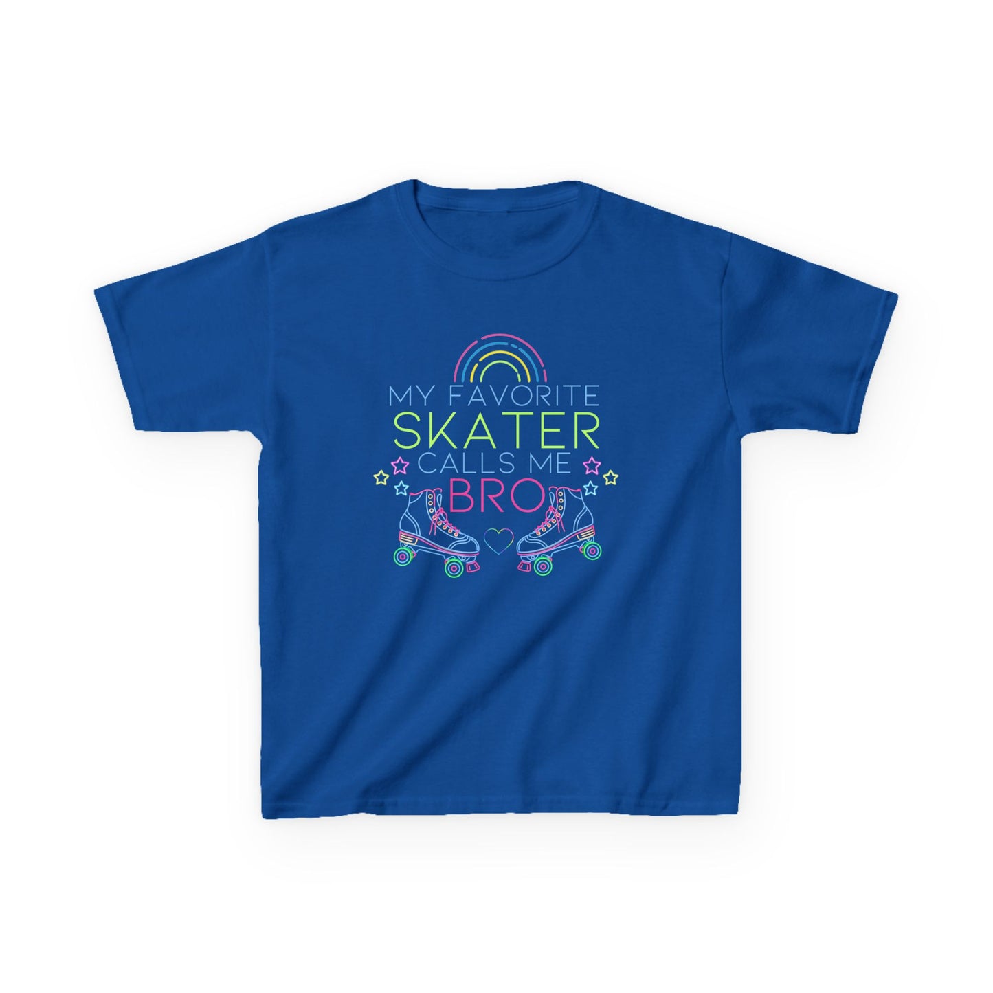 Boy's Roller Skating T-Shirt - My Favorite Skater Calls Me Bro - Birthday Party Shirt for Skaters