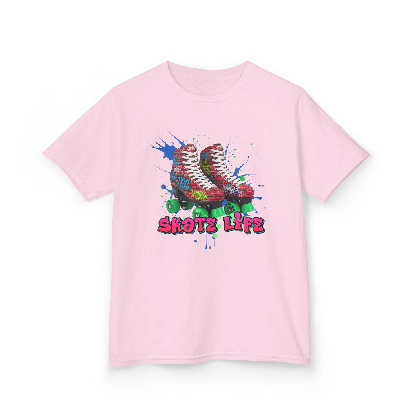 Kid's Roller Skating T-Shirt - Skate Life - Graphic Tee for Boys and Girls