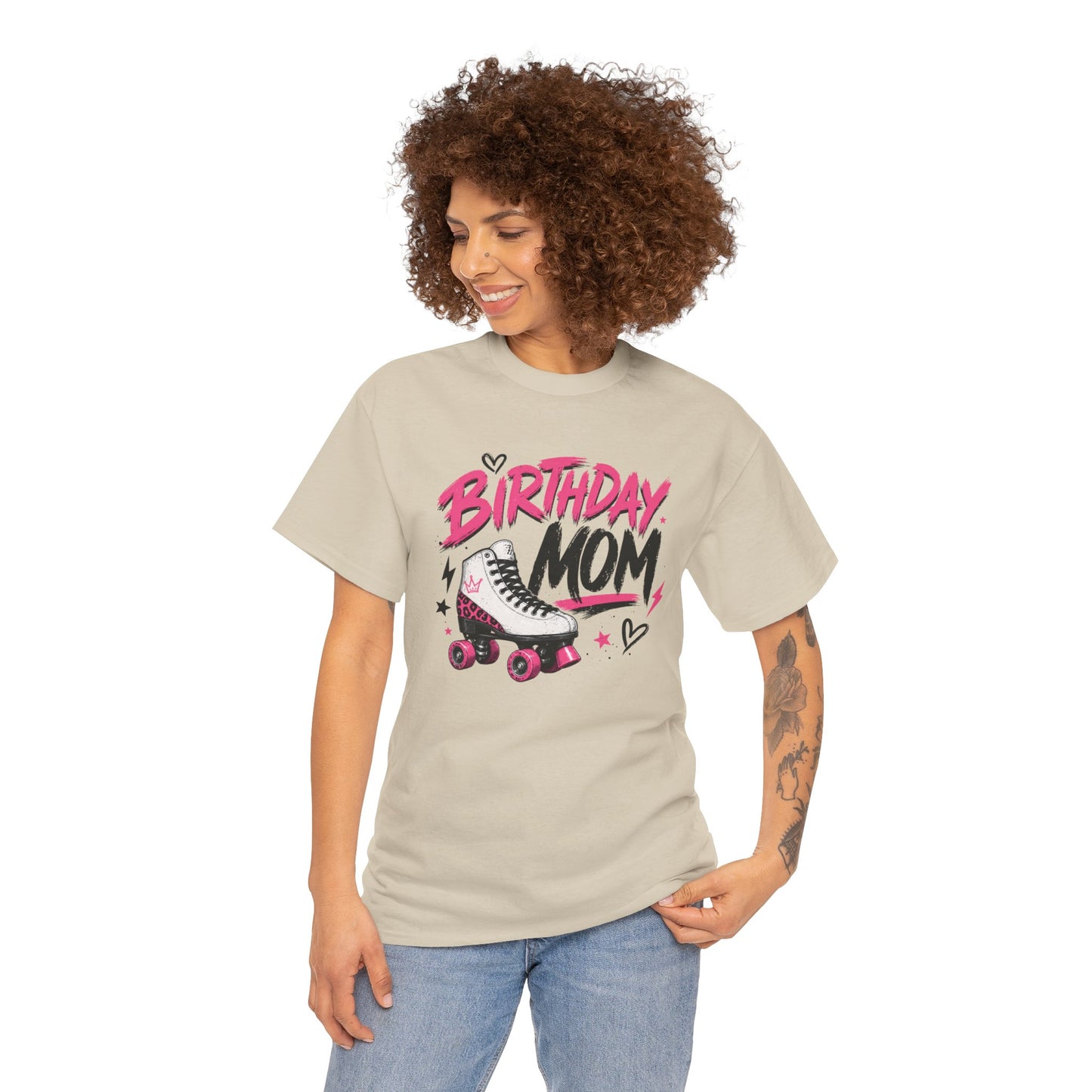 Birthday Mom - Retro Skate T-Shirt for Mothers