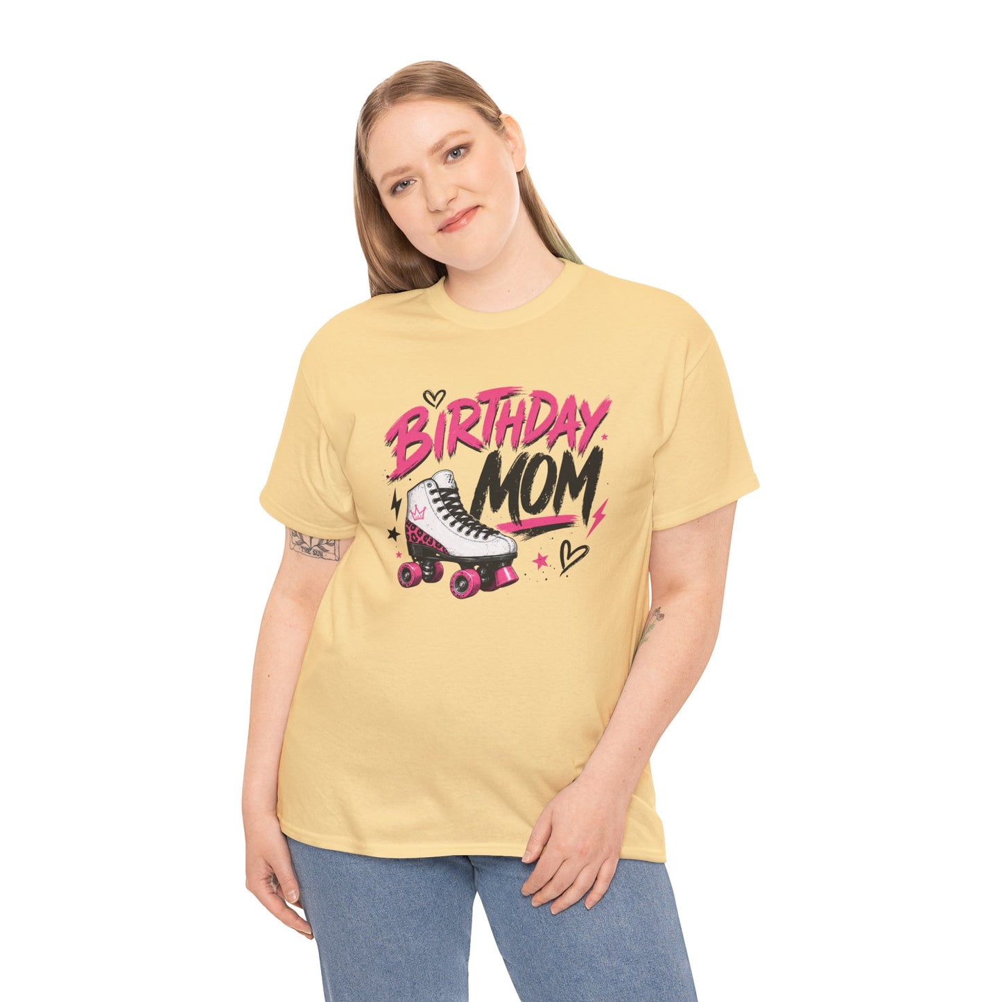 Birthday Mom - Retro Skate T-Shirt for Mothers