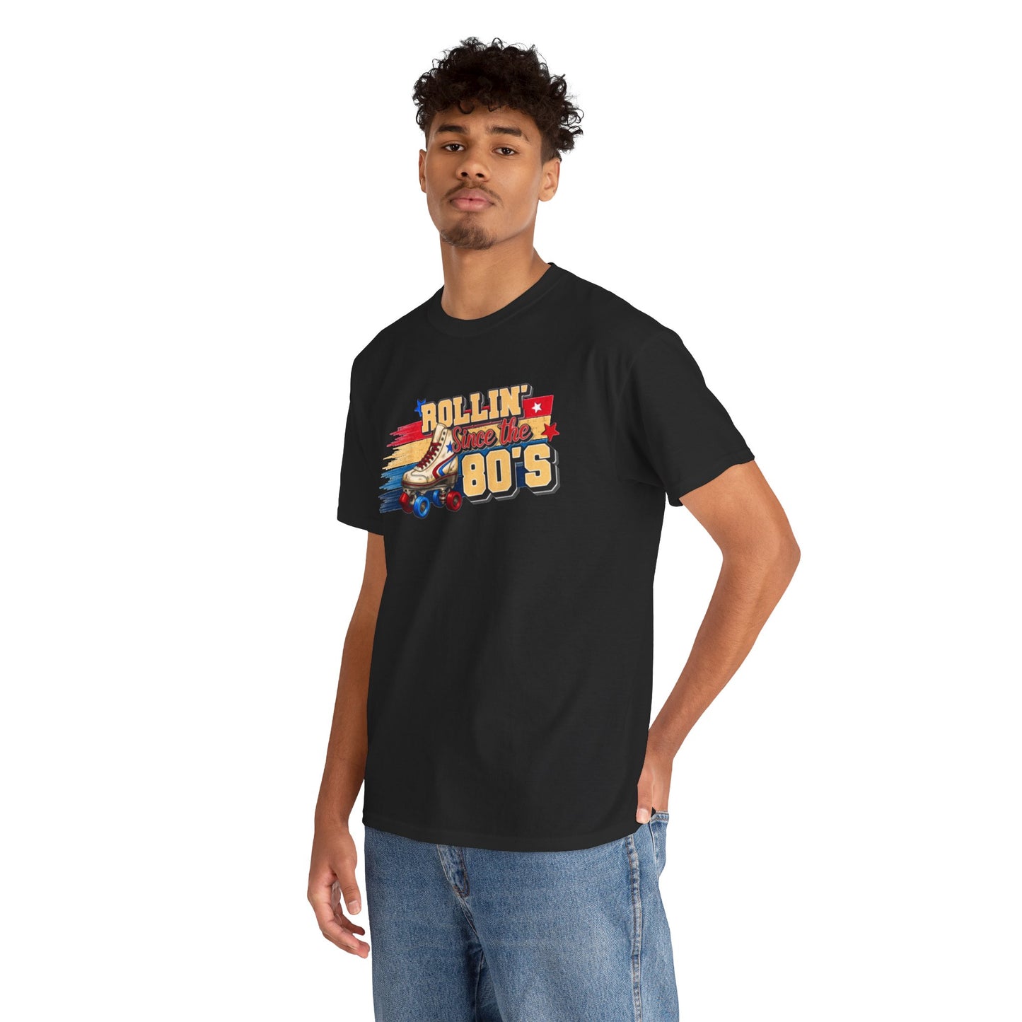 Rollin' Since the 80's - Retro Roller Skating T-Shirt – Vintage Quad Roller Skate Graphic Tee