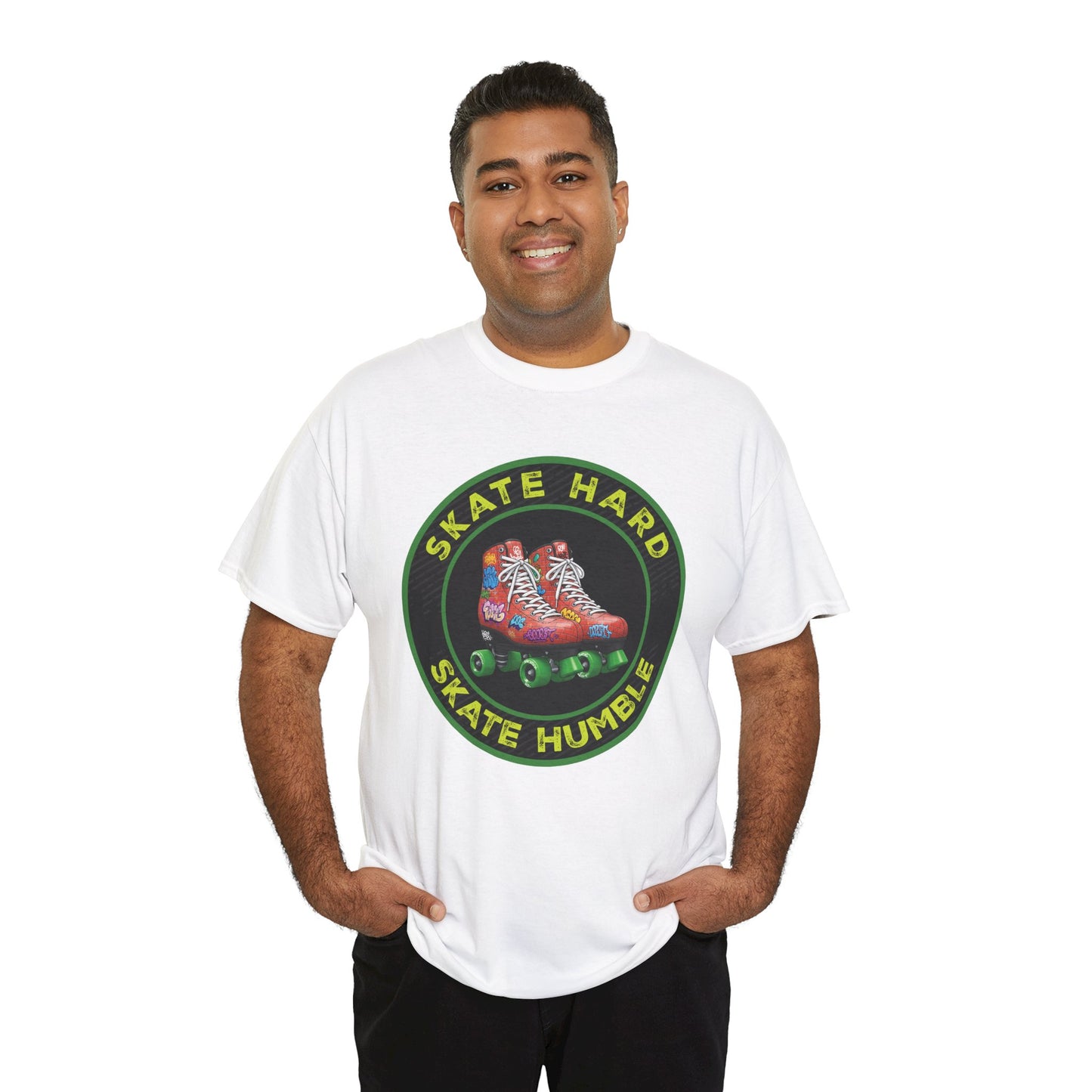 Men's "Skate Hard Skate Humble" Roller Skating T-Shirt