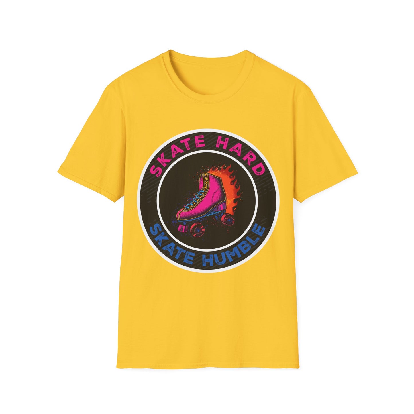 Adult "Skate Hard Skate Humble" T-Shirt - Millennium Skate World Camden, NJ