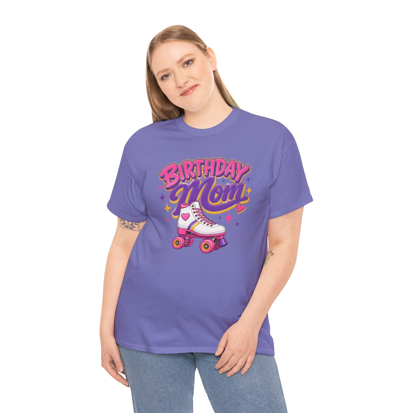Women's Roller Skating Birthday T-Shirt - Birthday Mom - Retro Skate Tee