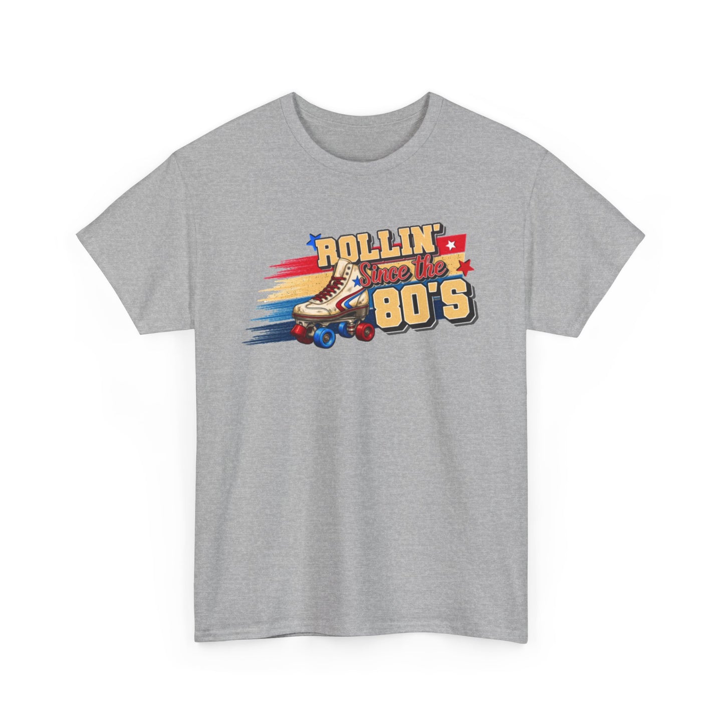 Rollin' Since the 80's - Retro Roller Skating T-Shirt – Vintage Quad Roller Skate Graphic Tee