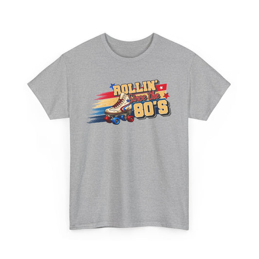 Rollin' Since the 80's - Retro Roller Skating T-Shirt – Vintage Quad Roller Skate Graphic Tee