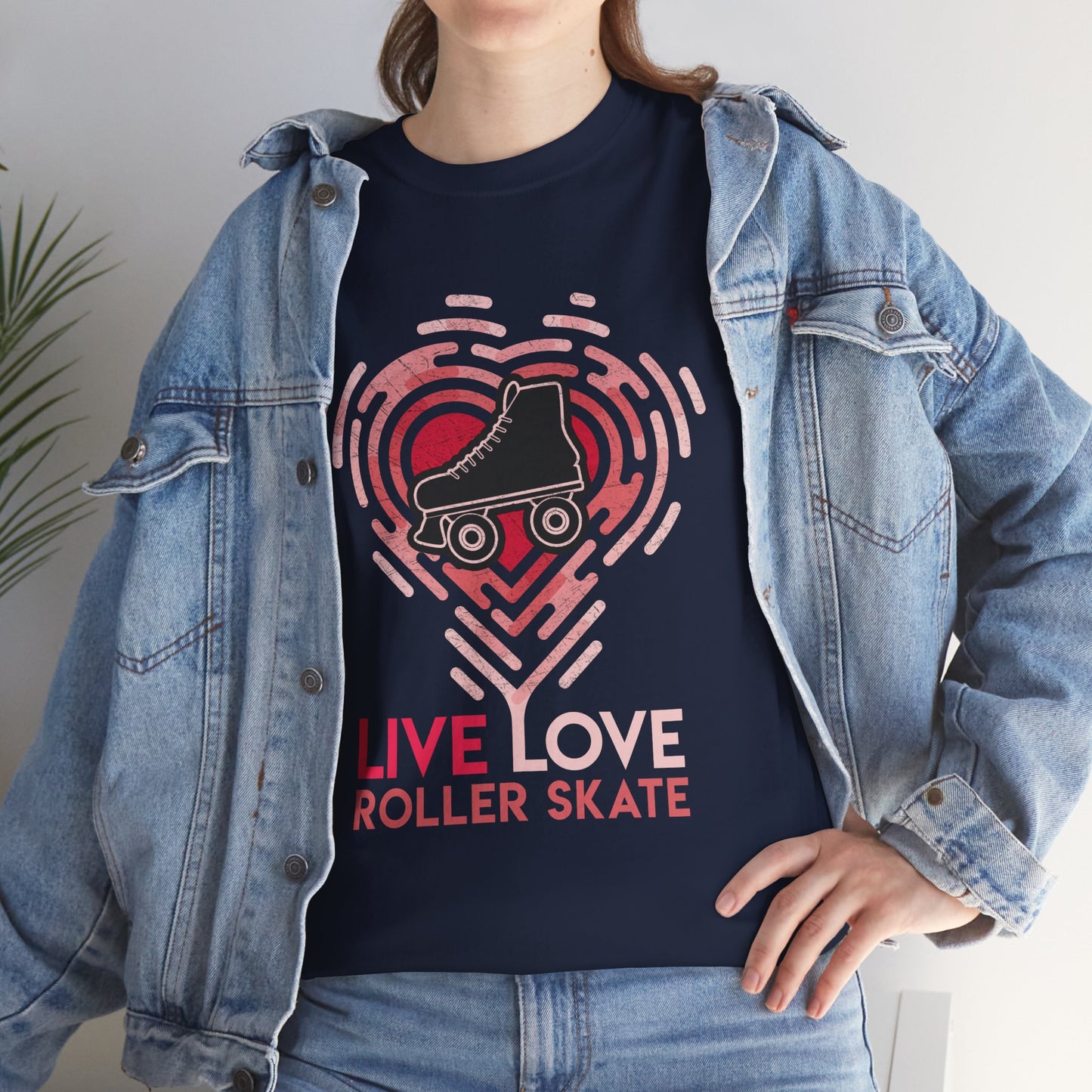 Women's "Live Love Roller Skate" Roller Skaters T-Shirt