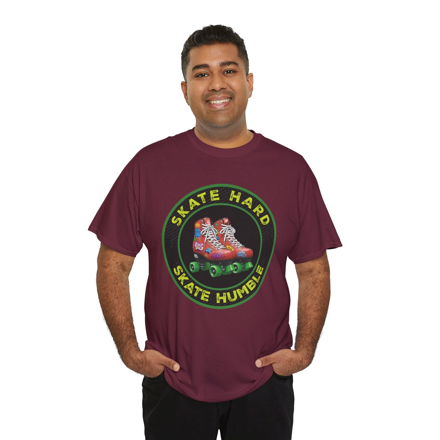 Men's "Skate Hard Skate Humble" Roller Skating T-Shirt