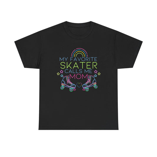 Women's Birthday T-Shirt - My Favorite Skater Calls Me Mom - Gift For Mothers