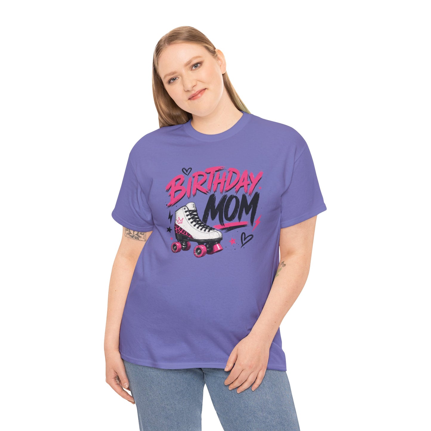 Birthday Mom - Retro Skate T-Shirt for Mothers