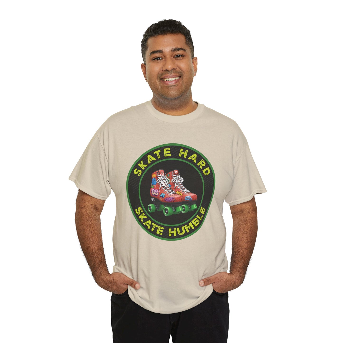 Men's "Skate Hard Skate Humble" Roller Skating T-Shirt
