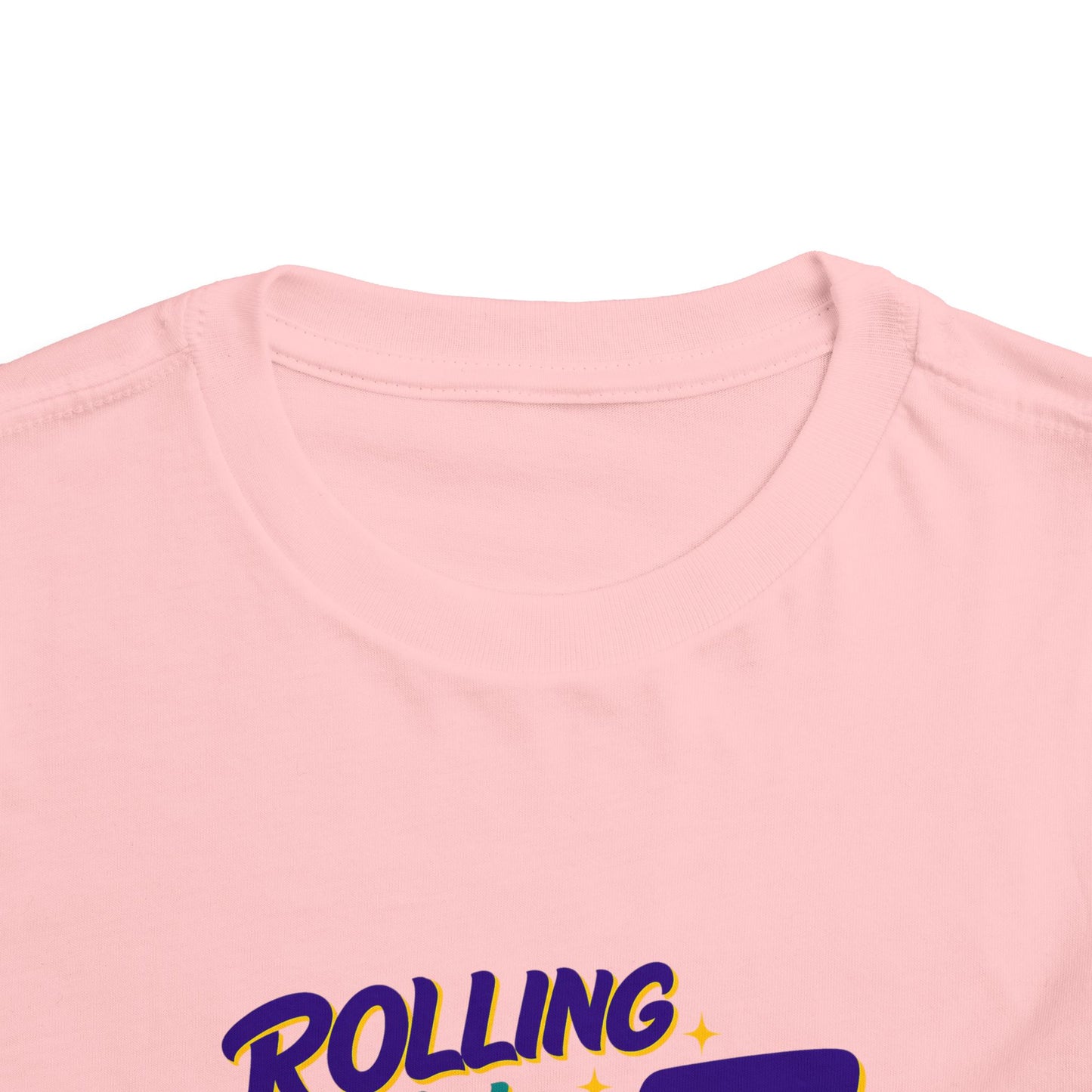 Kid's  "Rolling Into 5 " Birthday T-Shirt for 5 Year Old Child, Roller Skating Tee