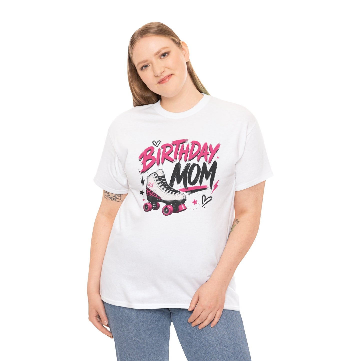 Birthday Mom - Retro Skate T-Shirt for Mothers