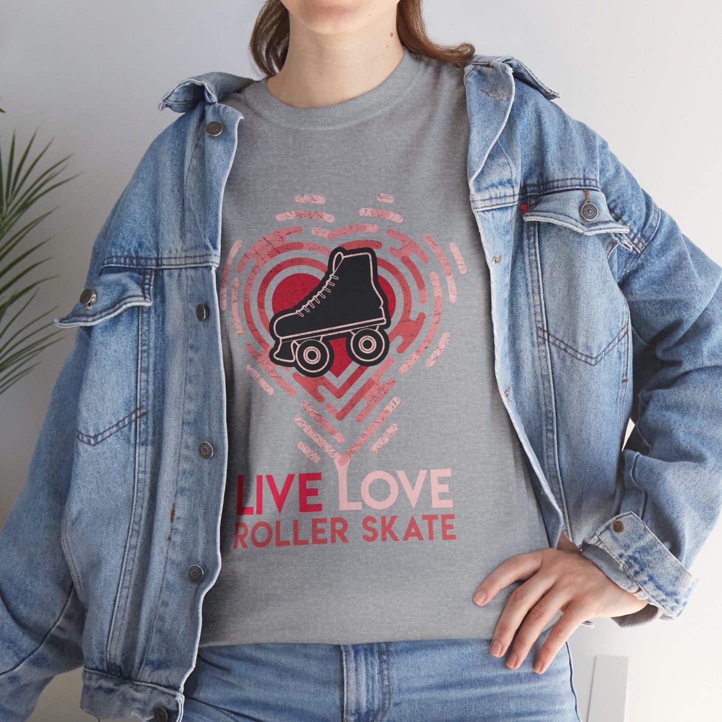 Women's "Live Love Roller Skate" Roller Skaters T-Shirt