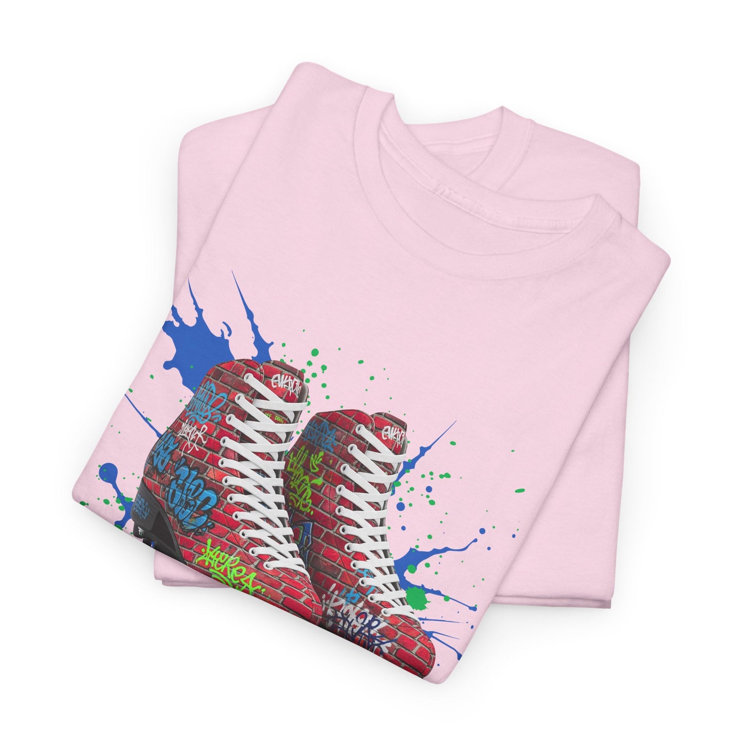Adult Retro Roller Skating T-Shirt - Skate Life - Graffiti Style Graphic Tee for Skaters