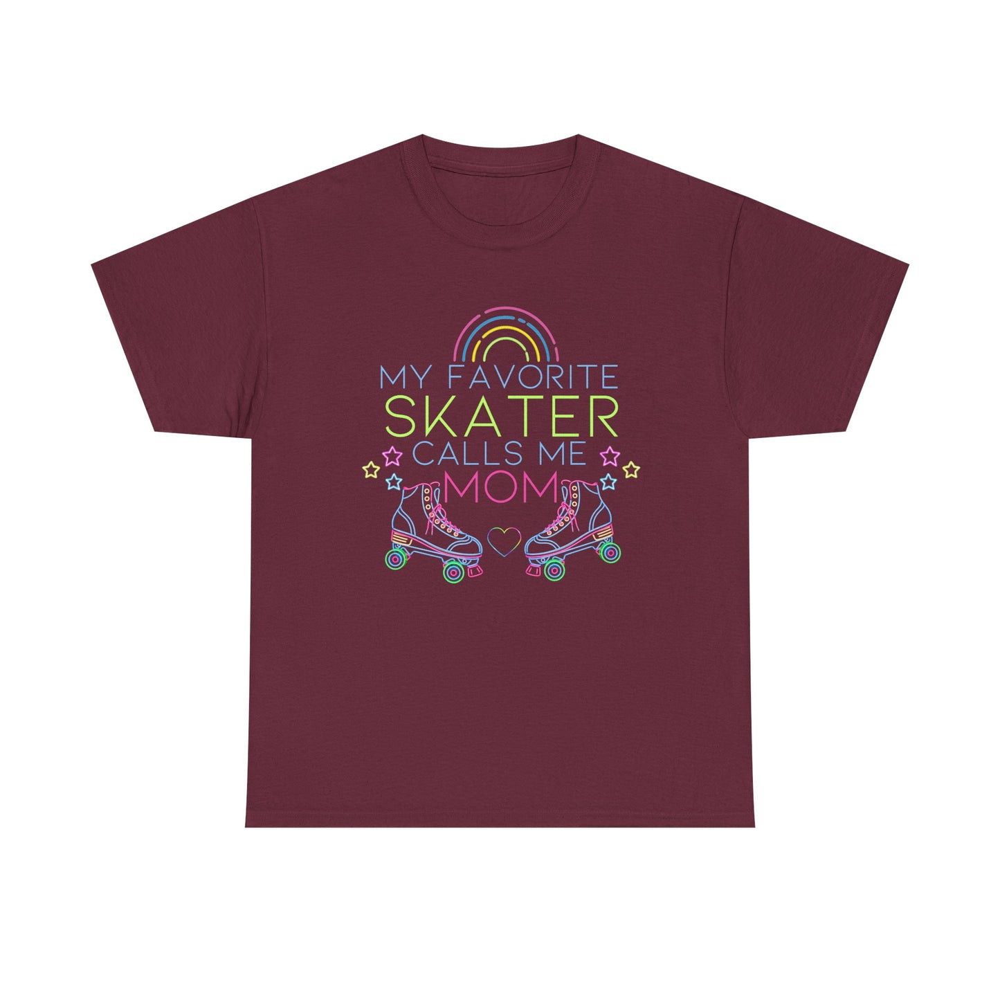Women's Birthday T-Shirt - My Favorite Skater Calls Me Mom - Gift For Mothers