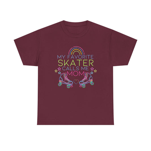 Women's Birthday T-Shirt - My Favorite Skater Calls Me Mom - Gift For Mothers