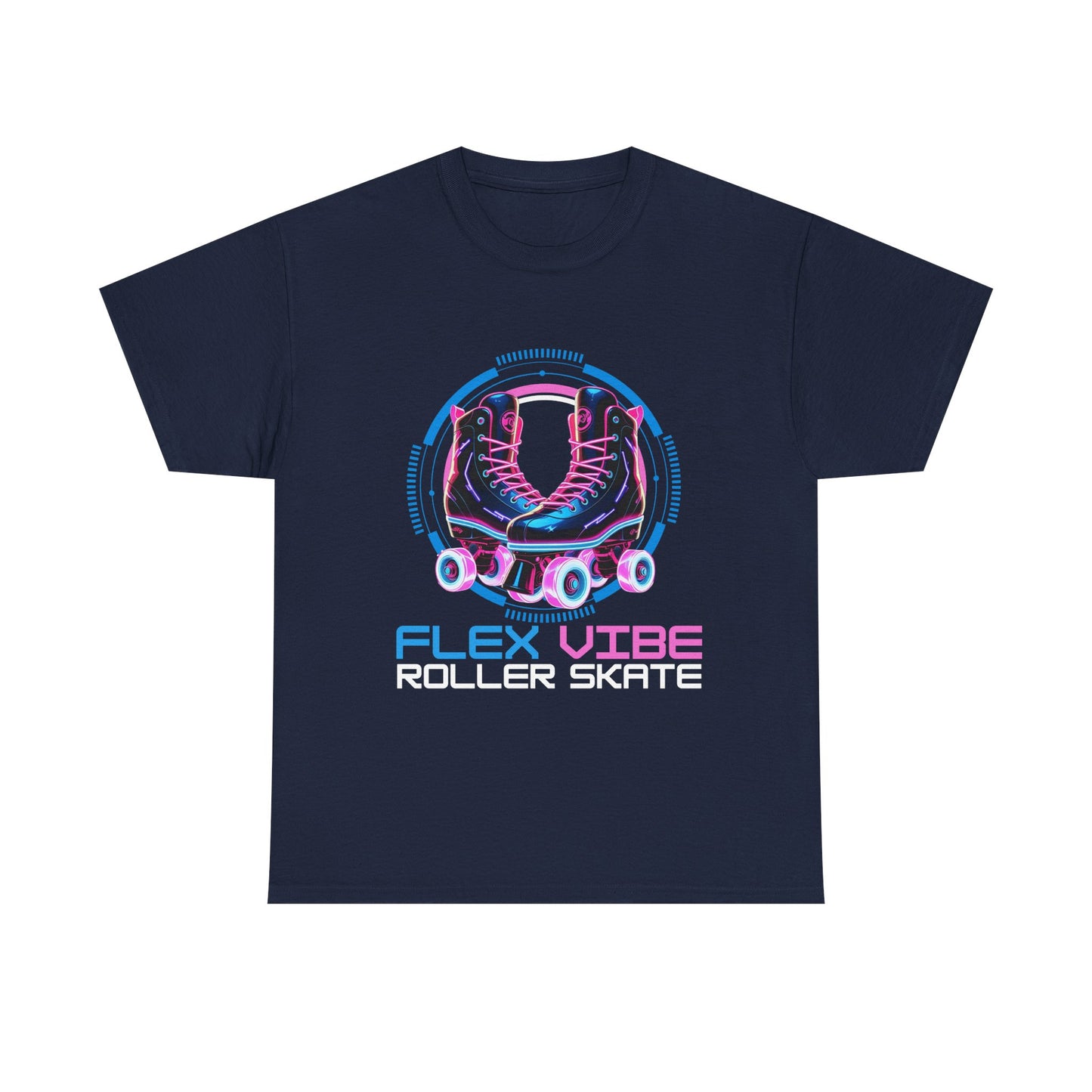 Unisex "Flex Vibe Roller Skate" T-Shirt for Adults