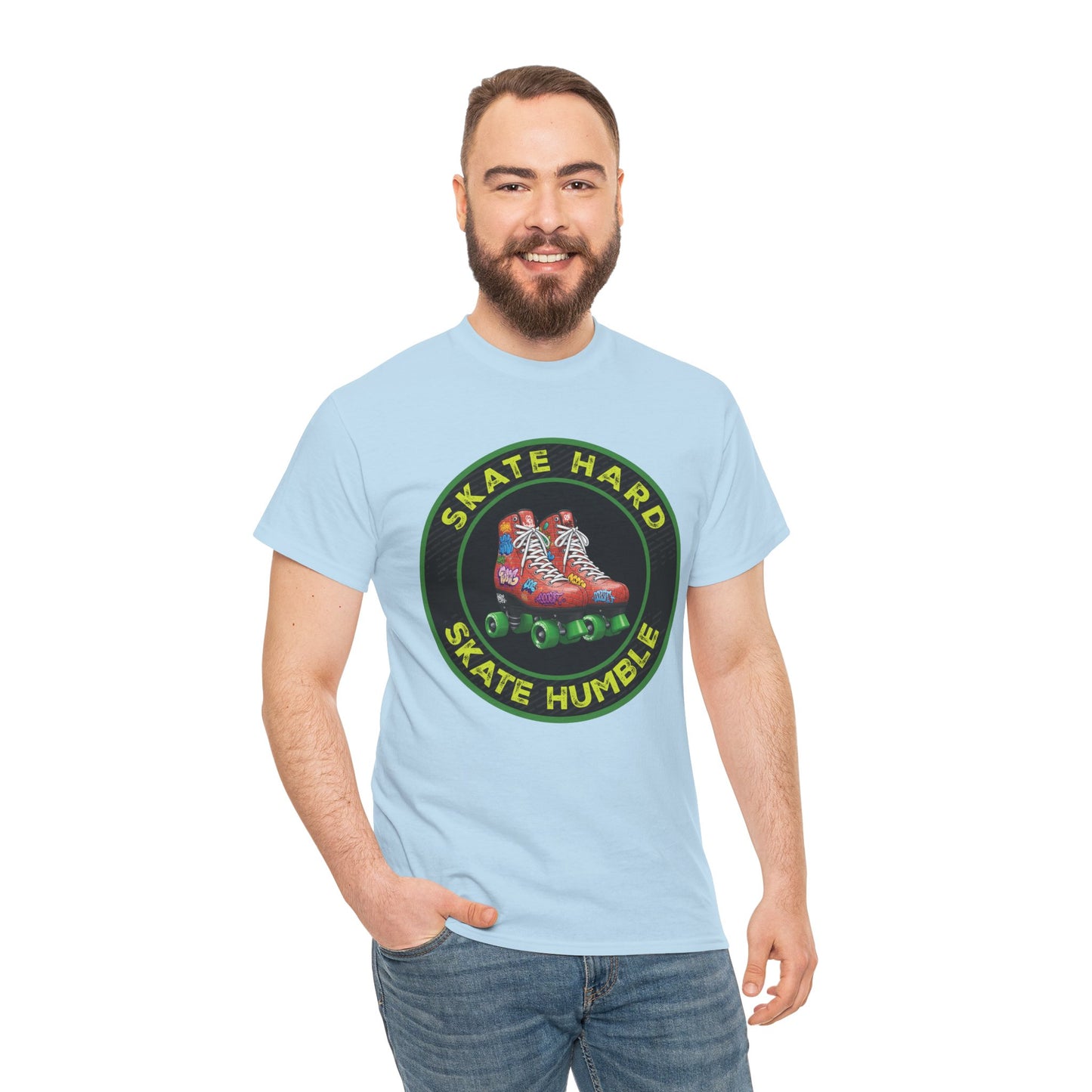Men's "Skate Hard Skate Humble" Roller Skating T-Shirt
