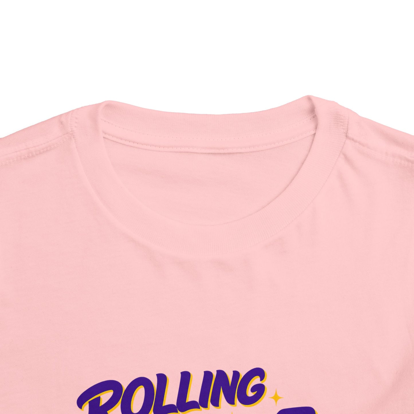 Kid's "Rolling Into 4" Birthday T-Shirt for 4 Year Old Child