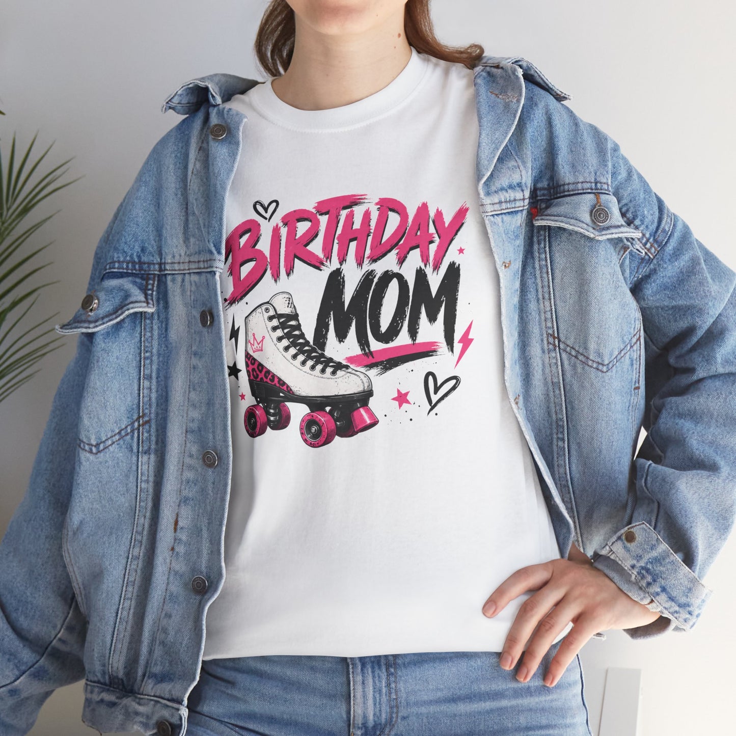 Birthday Mom - Retro Skate T-Shirt for Mothers