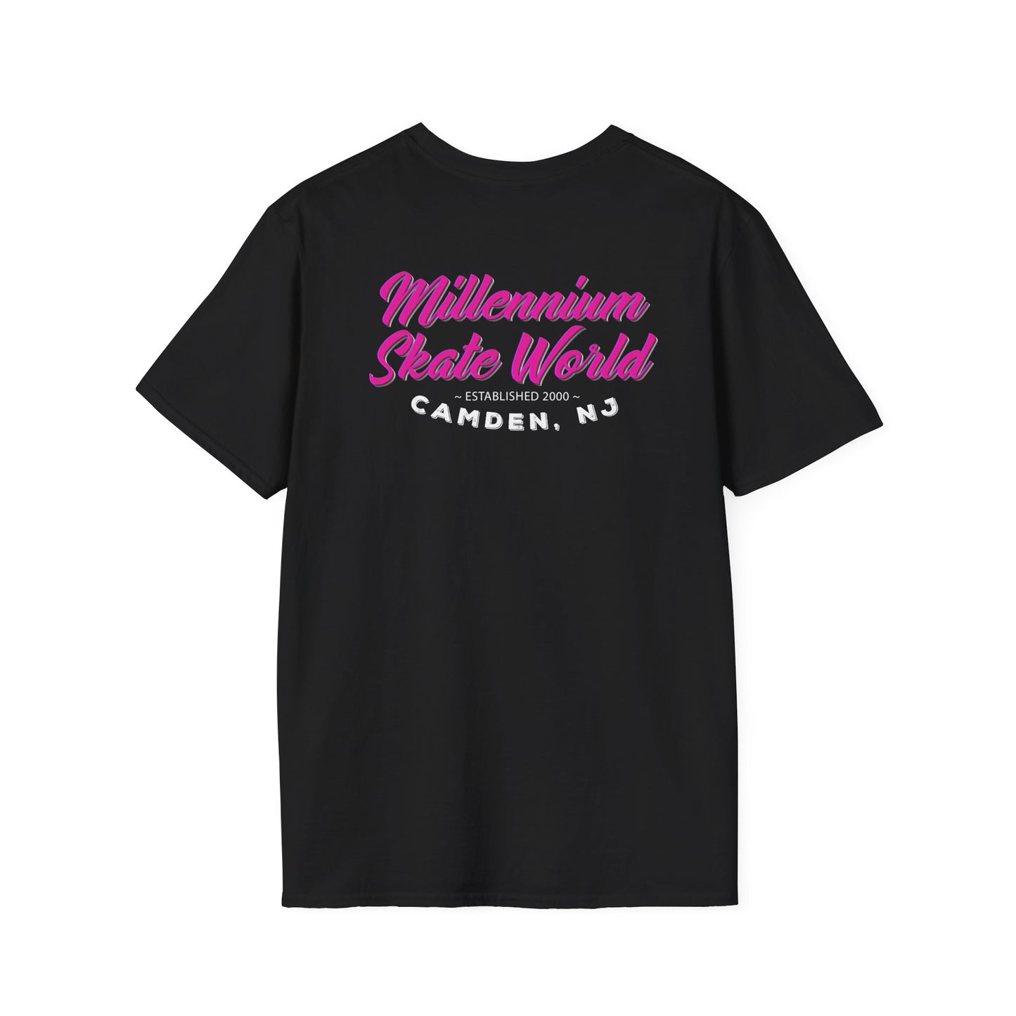 Adult "Flex Vibe Roller Skate" T-Shirt - Millennium Skate World Camden, NJ