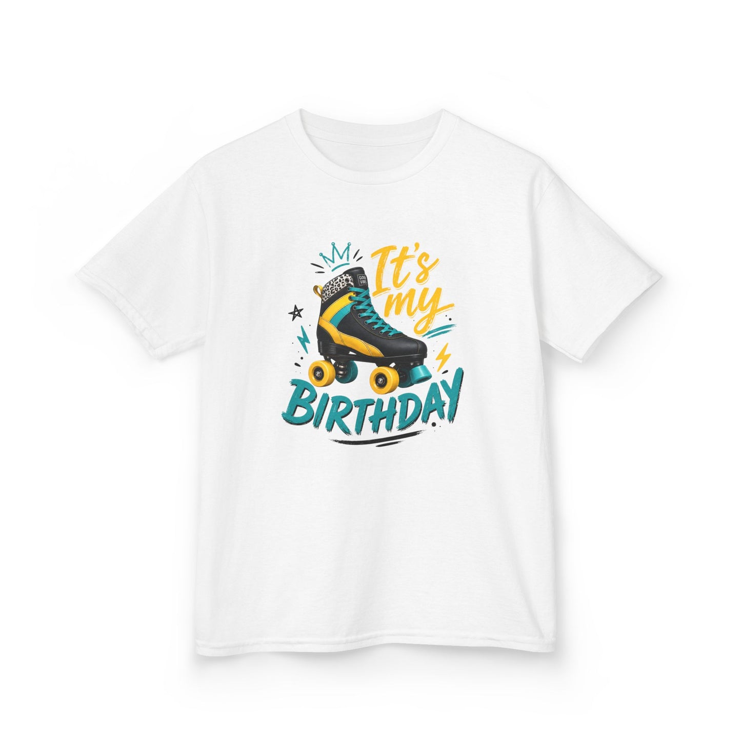 Kid's Birthday Roller Skating T-Shirt - "Its My Birthday" - Tee for Boys and Girls