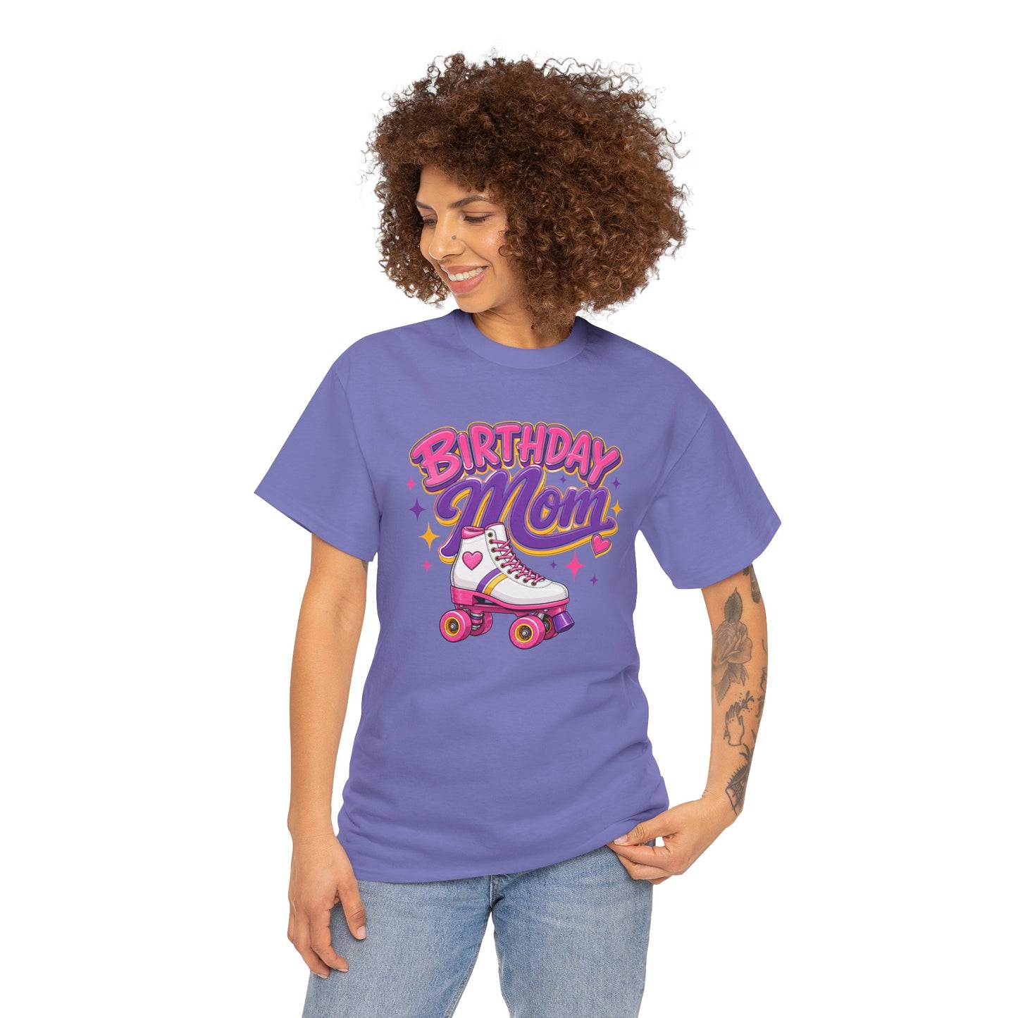 Women's Roller Skating Birthday T-Shirt - Birthday Mom - Retro Skate Tee