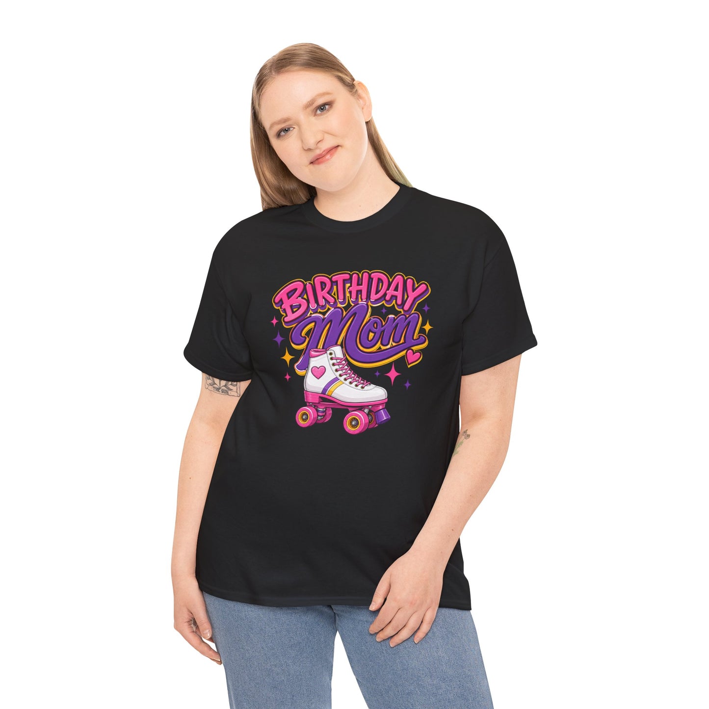 Women's Roller Skating Birthday T-Shirt - Birthday Mom - Retro Skate Tee