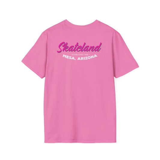 Adult "Skate Life" Paint Splattered Skates T-Shirt - Skateland - Mesa, AZ