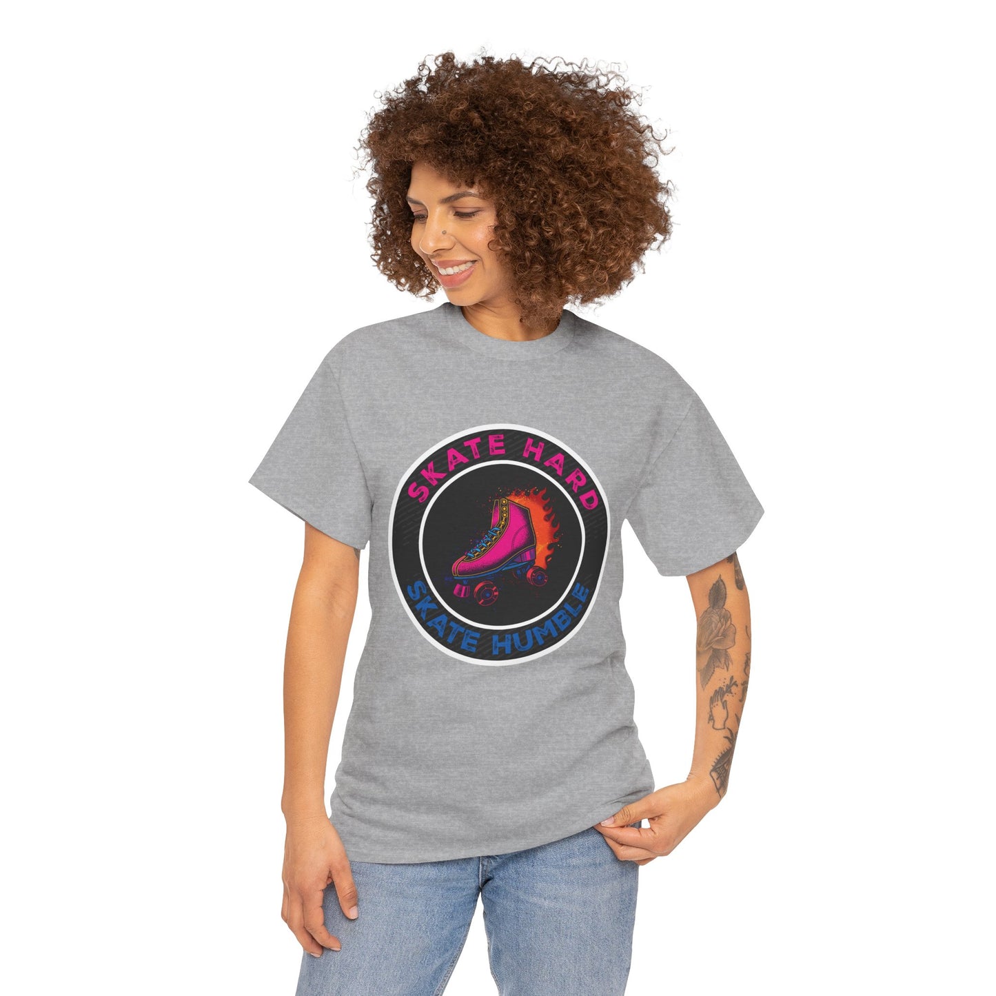 Adult Roller Skating T-Shirt "Skate Hard Skate Humble"