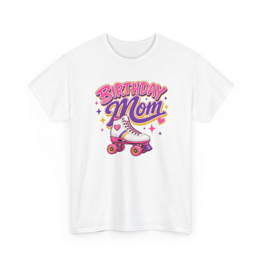 Women's Roller Skating Birthday T-Shirt - Birthday Mom - Retro Skate Tee