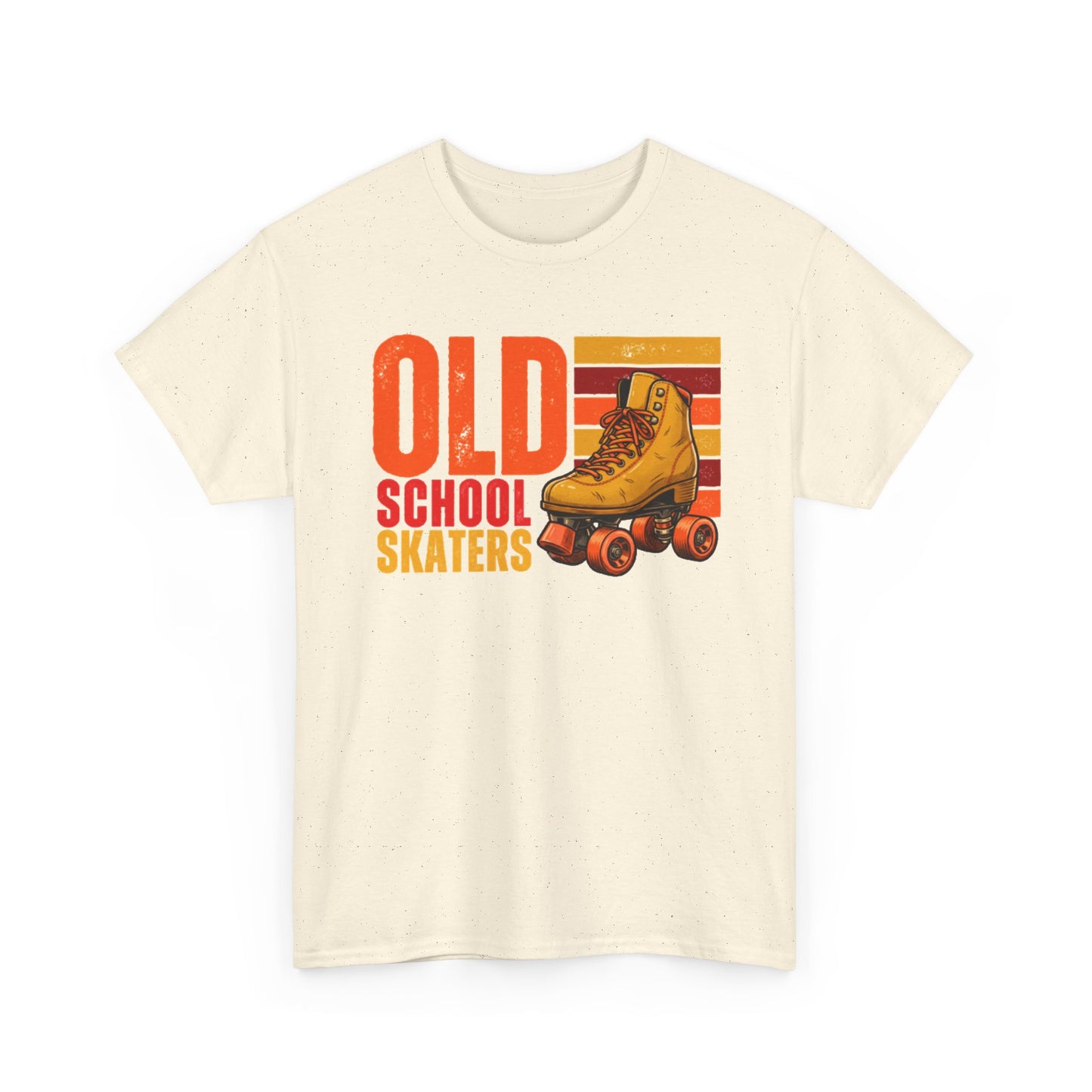 Old School Skaters Retro Roller Skating T-Shirt - Vintage Graphic Tee - 70s 80s Retro Skating Shirt