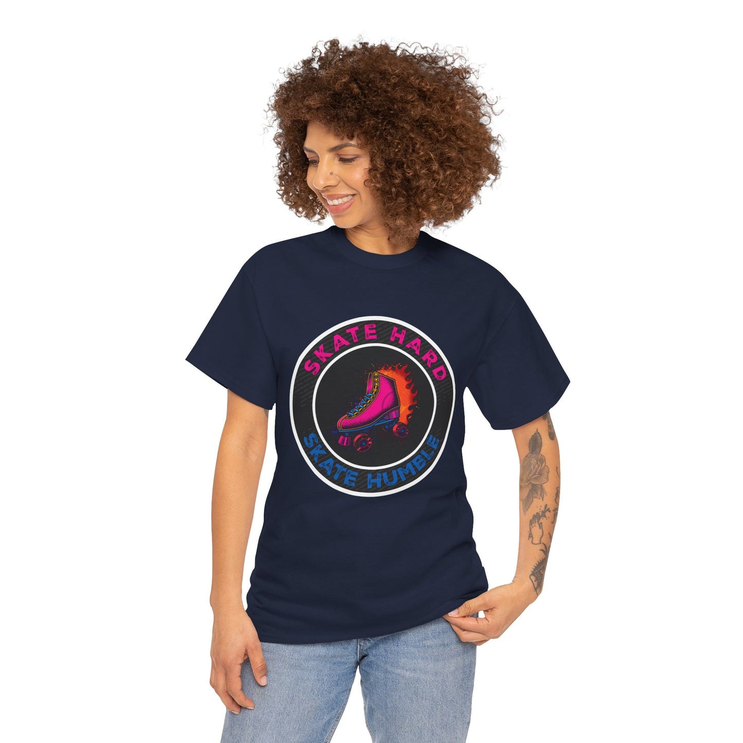Adult Roller Skating T-Shirt "Skate Hard Skate Humble"