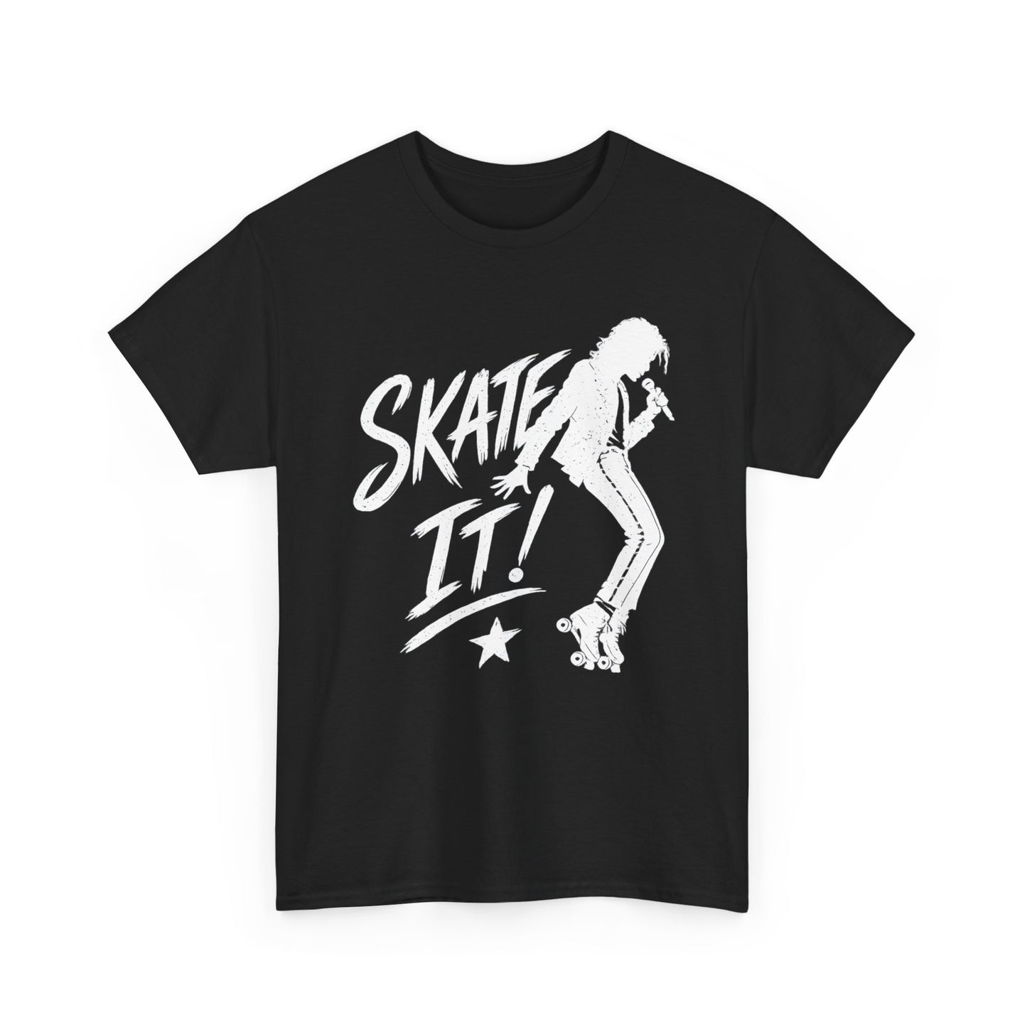 Skate the Night Away T-Shirt – Retro Roller Skating Graphic Unisex Shirt