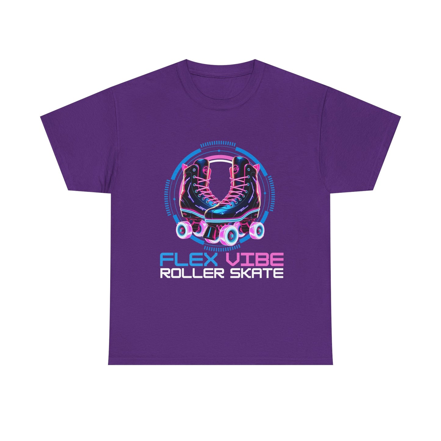 Unisex "Flex Vibe Roller Skate" T-Shirt for Adults