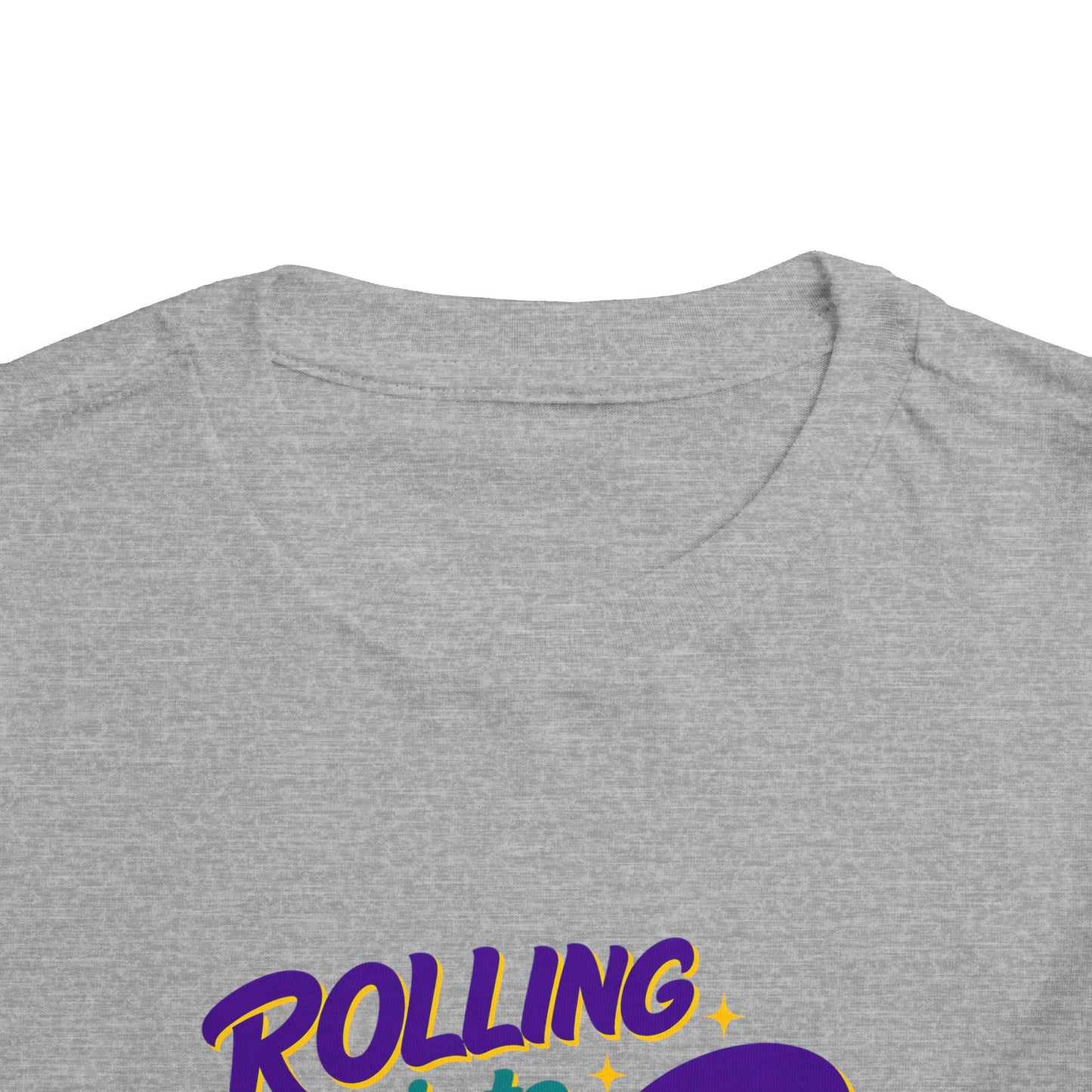 Kid's  "Rolling Into 3 " Birthday T-Shirt for 3 Year Old Child, Roller Skating Tee