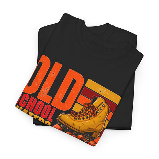 Old School Skaters Retro Roller Skating T-Shirt - Vintage Graphic Tee - 70s 80s Retro Skating Shirt