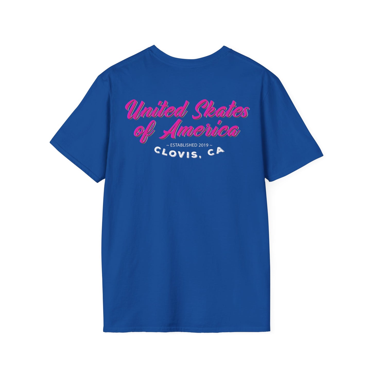 Adult "Skate Hard Skate Humble" T-Shirt - United Skates of America - Clovis, CA