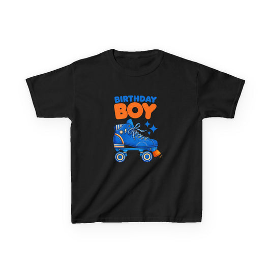 Boy's Birthday Roller Skating T-Shirt - Birthday Boy - Kids Tee for Skating Rink