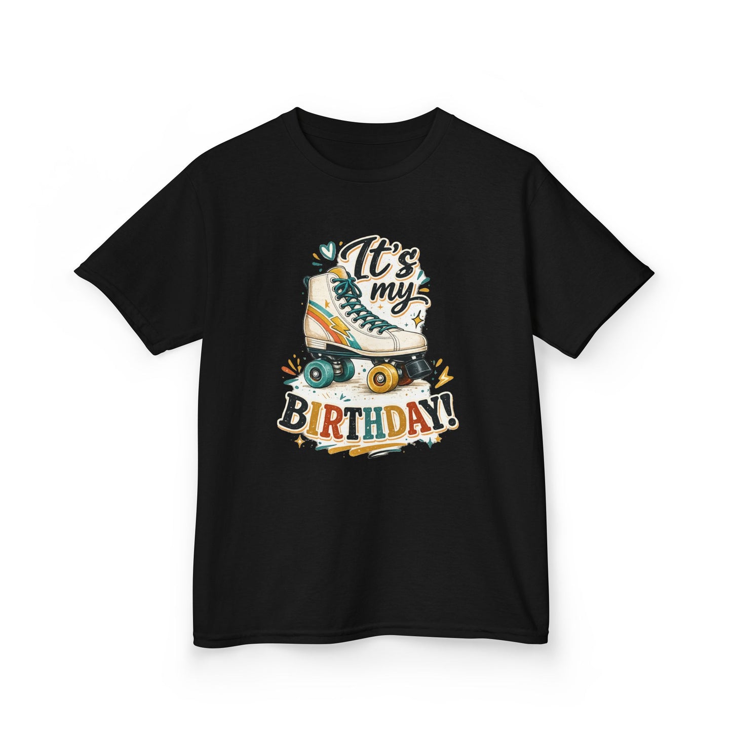 Kid's Birthday Roller Skating Shirt - It's My Birthday - Graphic T-Shirt for Boys and Girls