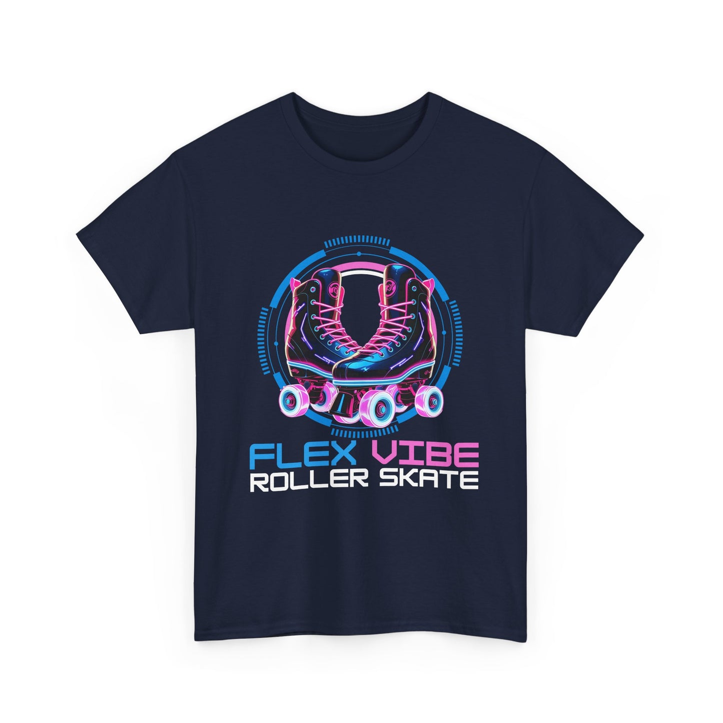 Unisex "Flex Vibe Roller Skate" T-Shirt for Adults