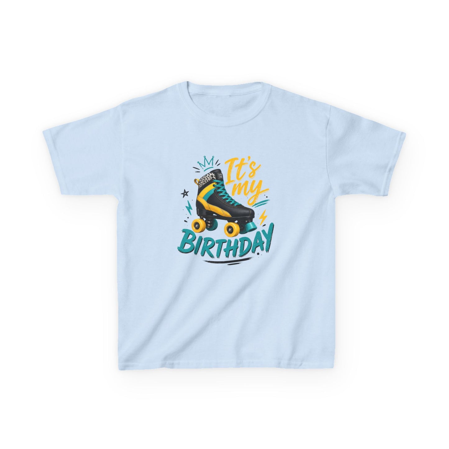 Kid's Birthday Roller Skating T-Shirt - "Its My Birthday" - Tee for Boys and Girls