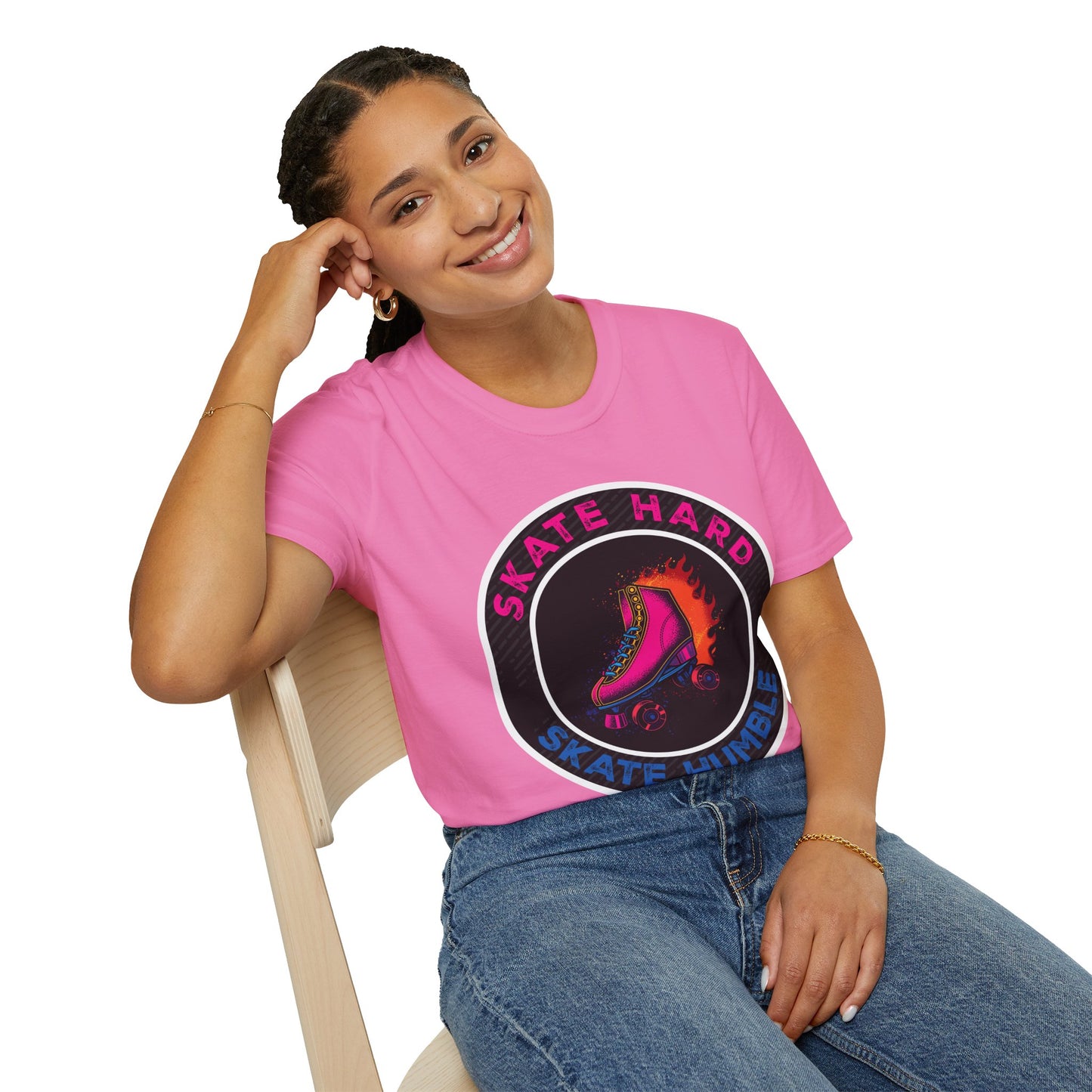 Skate Hard Skate Humble" T-Shirt - United Skates of America - Massapequa, NY