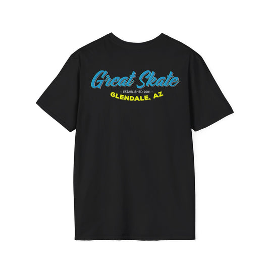Adult "Skate Life" T-Shirt - Great Skate - Glendale, AZ  (Blue)