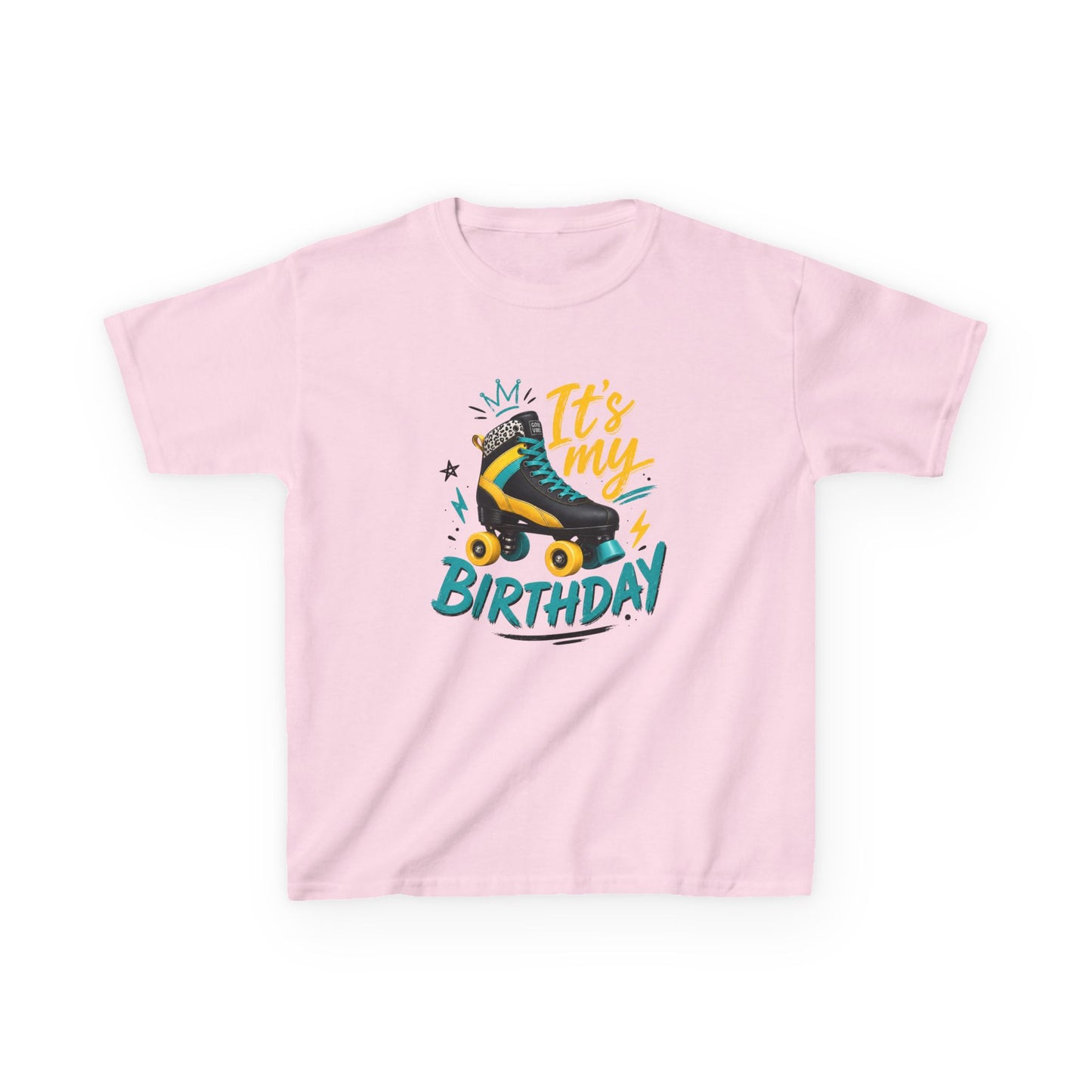 Kid's Birthday Roller Skating T-Shirt - "Its My Birthday" - Tee for Boys and Girls